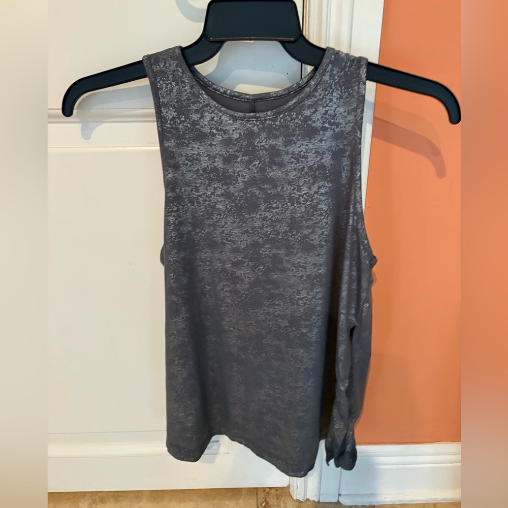 all in motion Gray Textured Sleeveless Tank Top - Picture 2 of 3